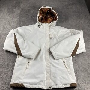 Snozu Jacket Mens XL  White Hooded‎